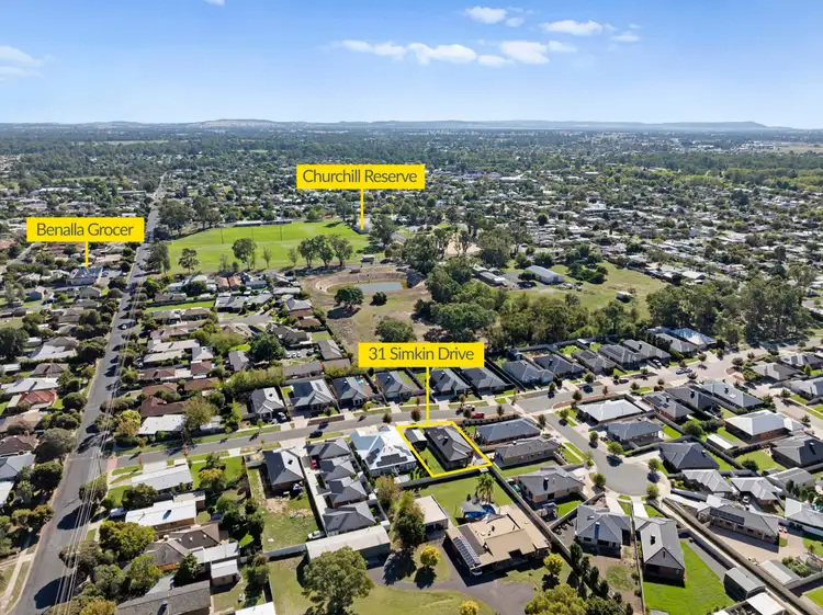 Second view of Homely house listing, 31 Simkin Drive, Benalla VIC 3672