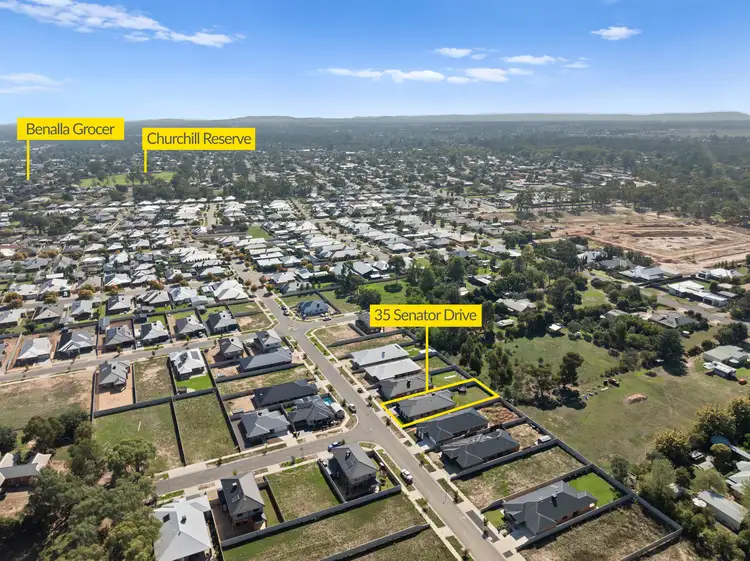 Second view of Homely house listing, 35 Senator Drive, Benalla VIC 3672