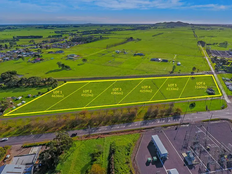 Main view of Homely land listing, LOT 1-6, 6684 Princes Highway, Terang VIC 3264