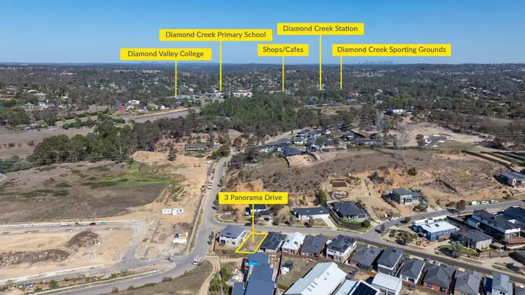 Second view of Homely land listing, 3 Panorama Drive, Diamond Creek VIC 3089