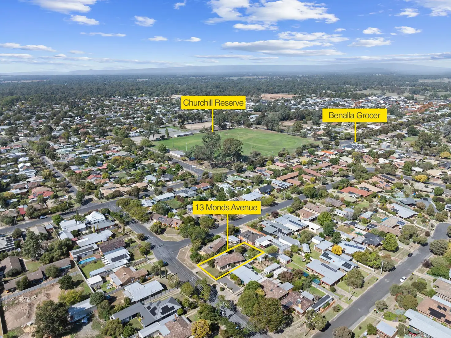 Main view of Homely house listing, 13 Monds Avenue, Benalla VIC 3672