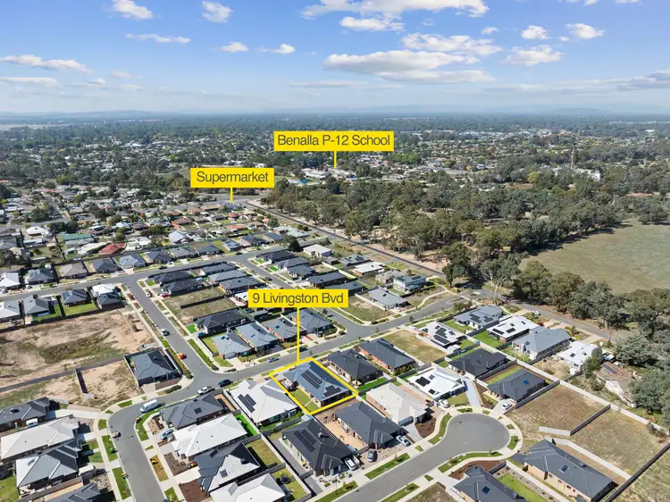 Second view of Homely house listing, 9 Livingston Boulevard, Benalla VIC 3672