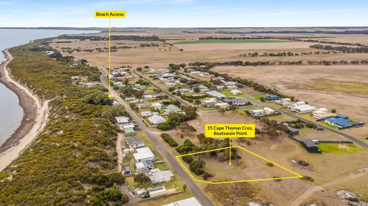 Second view of Homely land listing, 15 Cape Thomas Crescent, Boatswain Point SA 5275