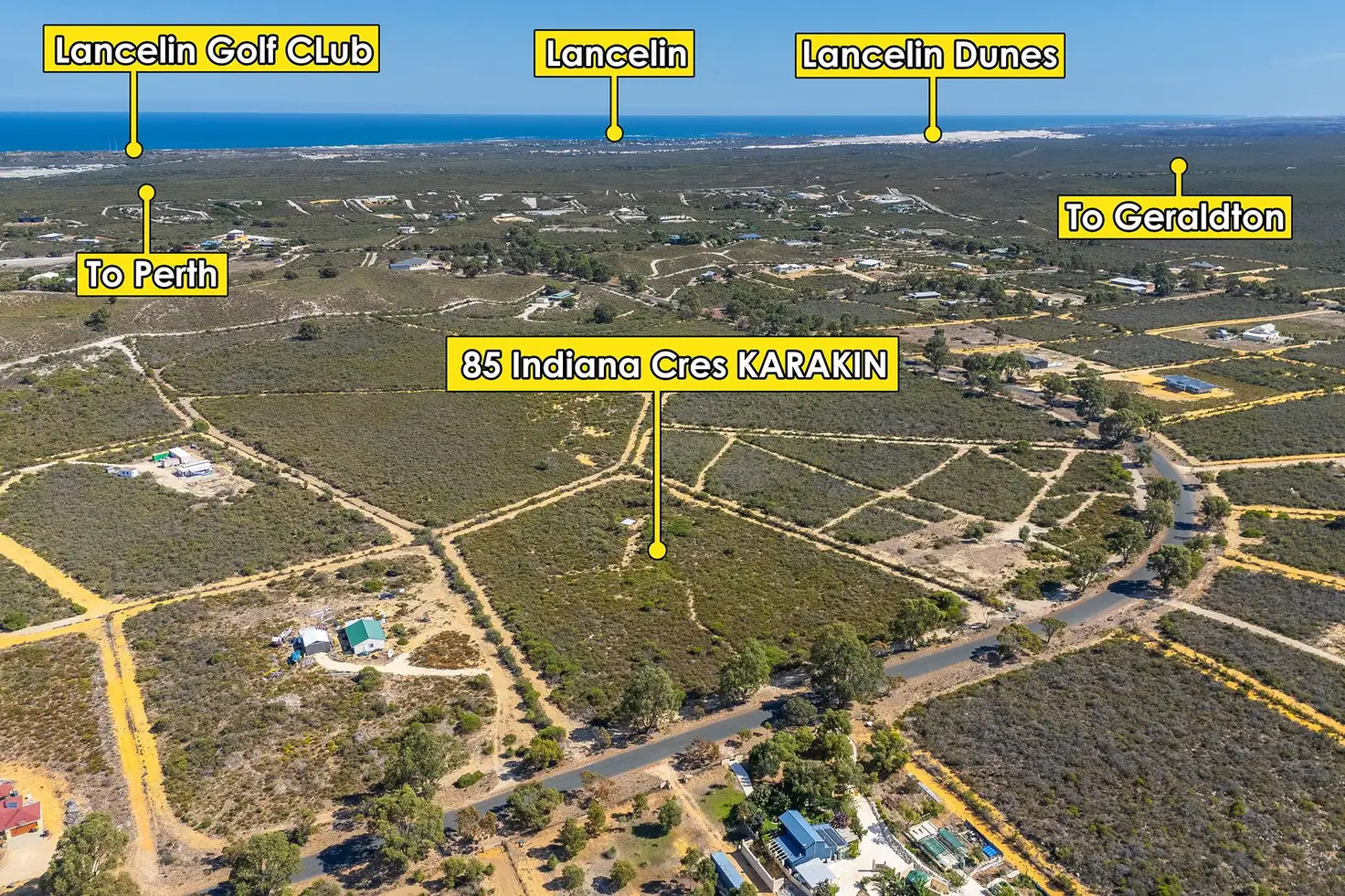 Main view of Homely land listing, LOT 85 INDIANA Crescent, Karakin WA 6044