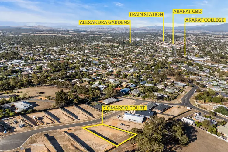 Main view of Homely land listing, 7 Omaroo Court, Ararat VIC 3377