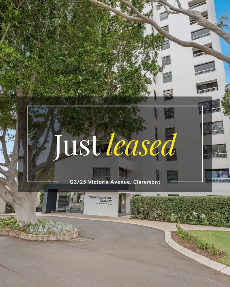 G3/25 Victoria Avenue, Claremont WA 6010