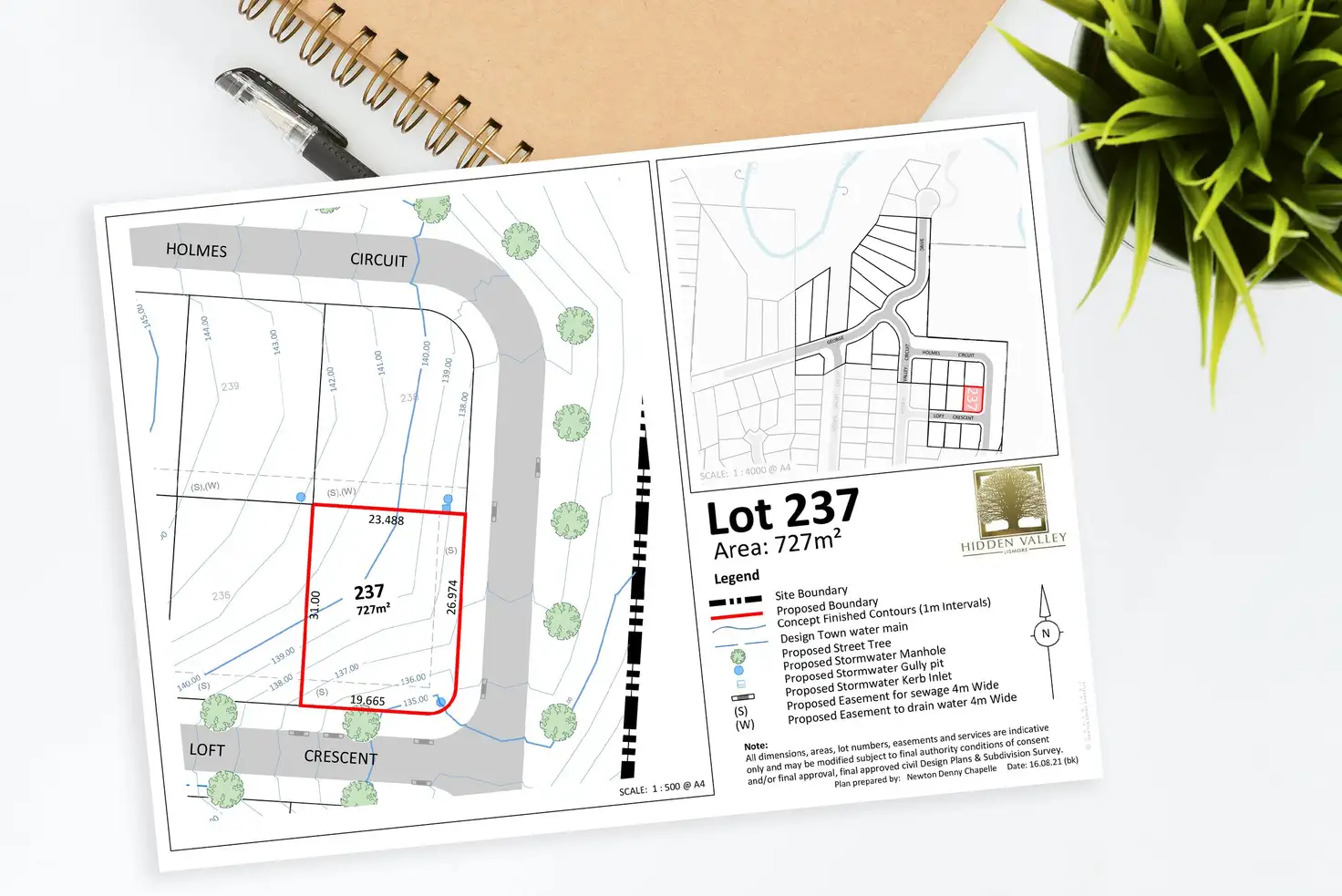 Main view of Homely land listing, LOT 237, 8 Loft Crescent, Chilcotts Grass NSW 2480