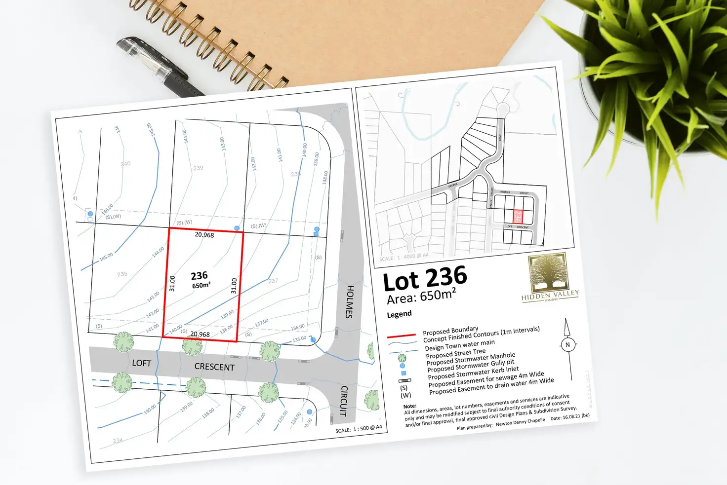 Main view of Homely land listing, LOT 236, 6 Loft Crescent, Chilcotts Grass NSW 2480