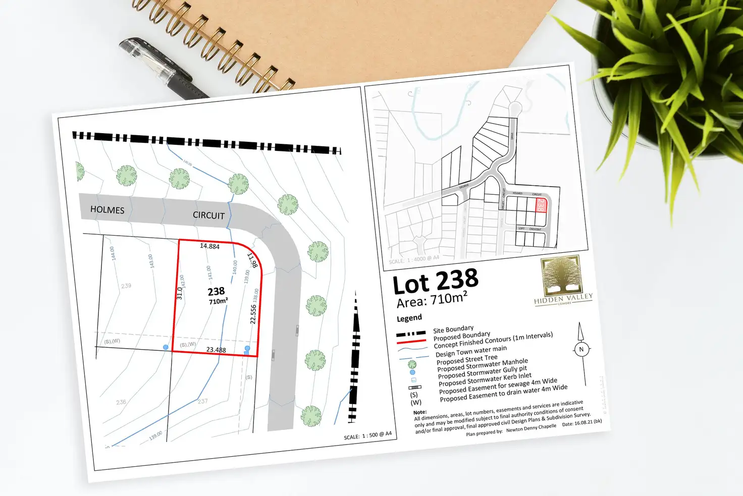 Main view of Homely land listing, LOT 238, 7 Holmes Circuit, Chilcotts Grass NSW 2480