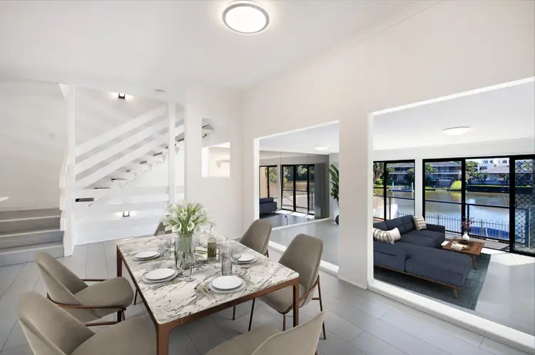 Third view of Homely townhouse listing, 2/23 Hooker Boulevard, Broadbeach Waters QLD 4218