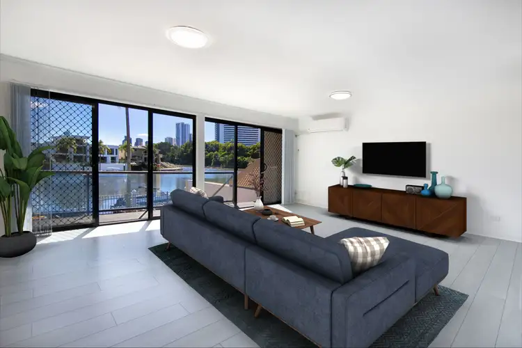 Fifth view of Homely townhouse listing, 2/23 Hooker Boulevard, Broadbeach Waters QLD 4218