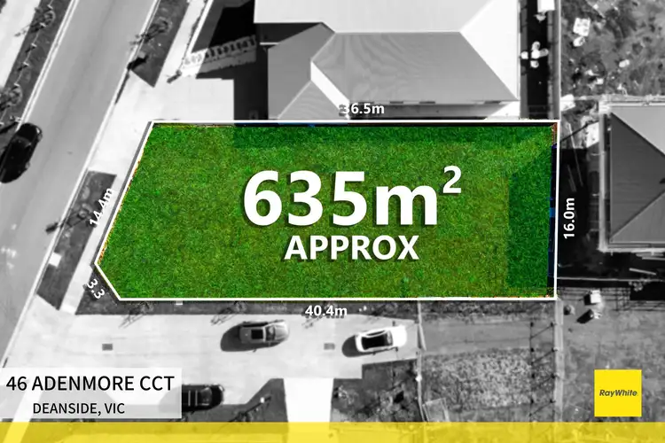 Main view of Homely land listing, 46 Adenmore Circuit, Deanside VIC 3336