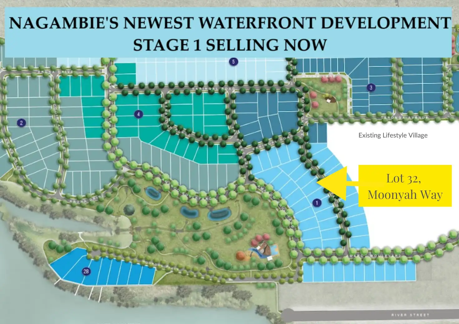 Main view of Homely land listing, LOT 32 Moonyah Way, Nagambie VIC 3608