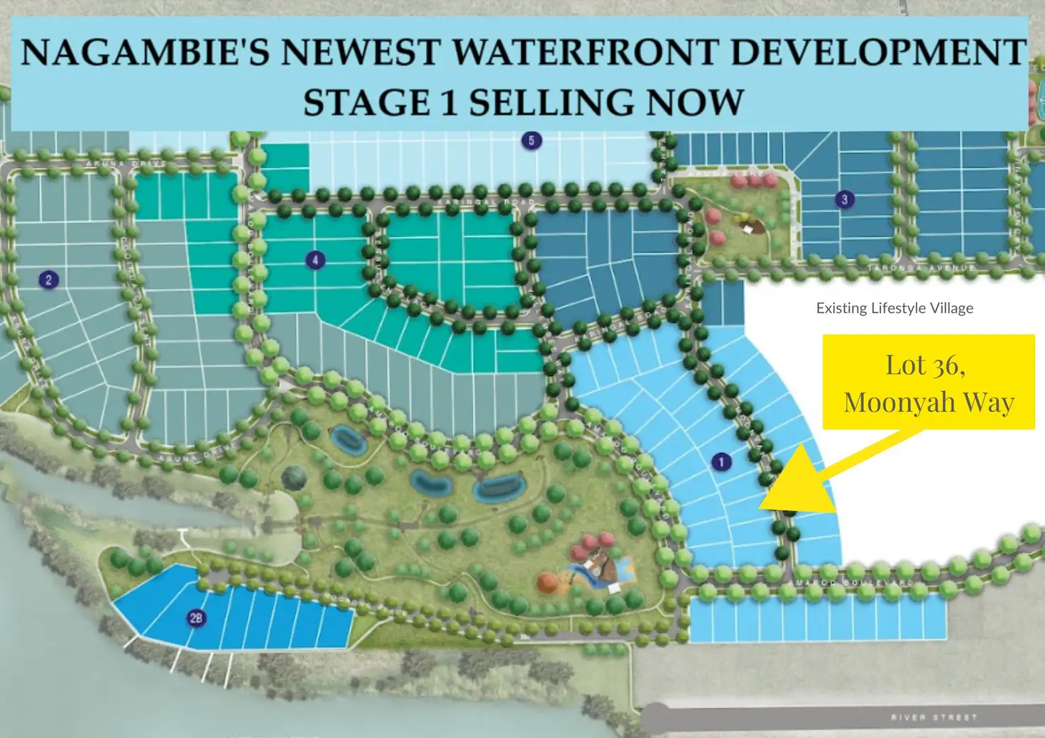 Main view of Homely land listing, LOT 36 Moonyah Way, Nagambie VIC 3608