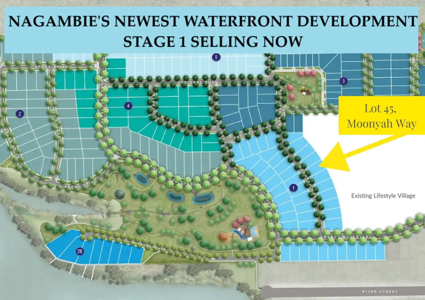 Main view of Homely land listing, LOT 45 Moonyah Way, Nagambie VIC 3608