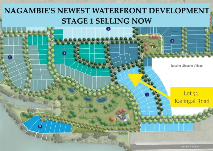 Main view of Homely land listing, LOT 52 Karingal Road, Nagambie VIC 3608