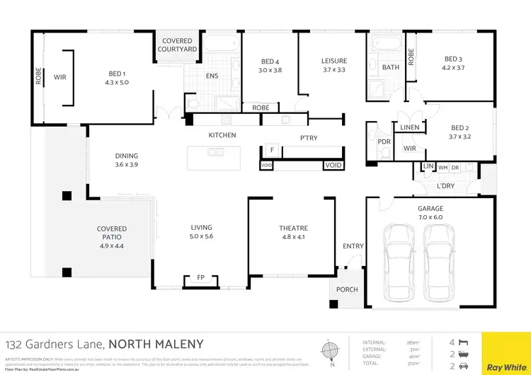 Second view of Homely house listing, 132 Gardners Lane, North Maleny QLD 4552