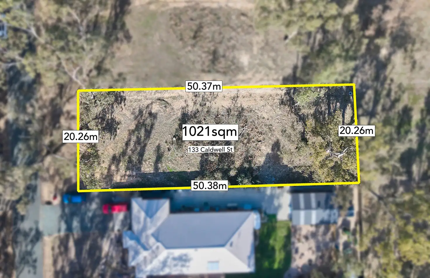 Main view of Homely land listing, 133 Caldwell Street, Heathcote VIC 3523