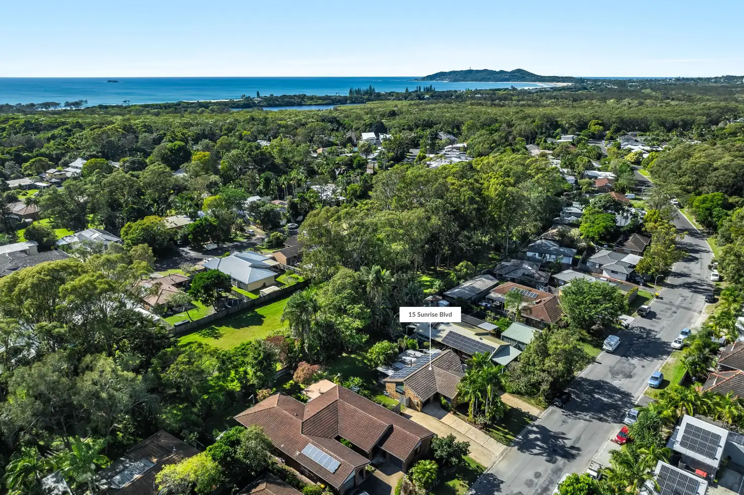 Main view of Homely house listing, 15 Sunrise Boulevard, Byron Bay NSW 2481