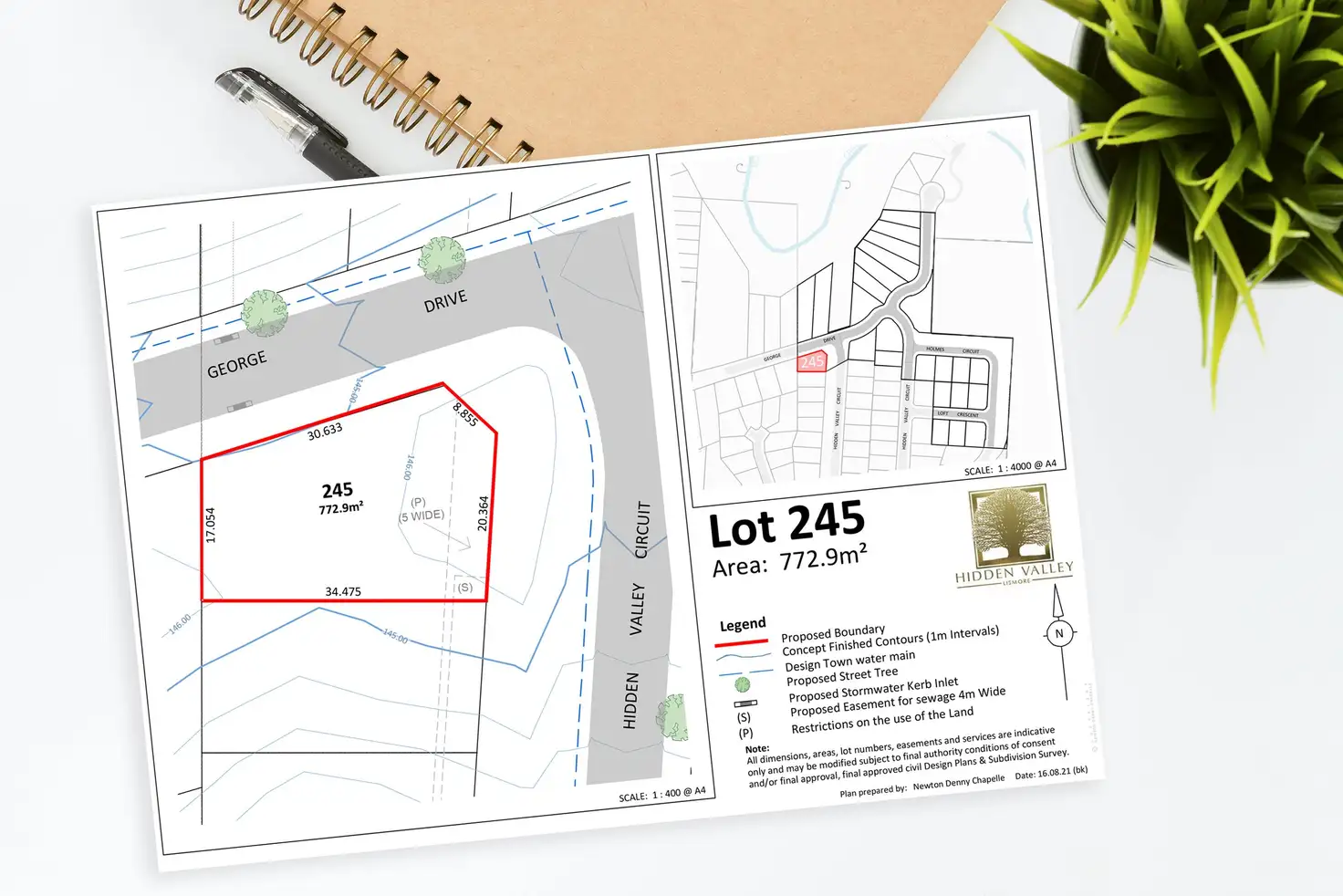 Main view of Homely land listing, Lot 245 George Drive, Chilcotts Grass NSW 2480