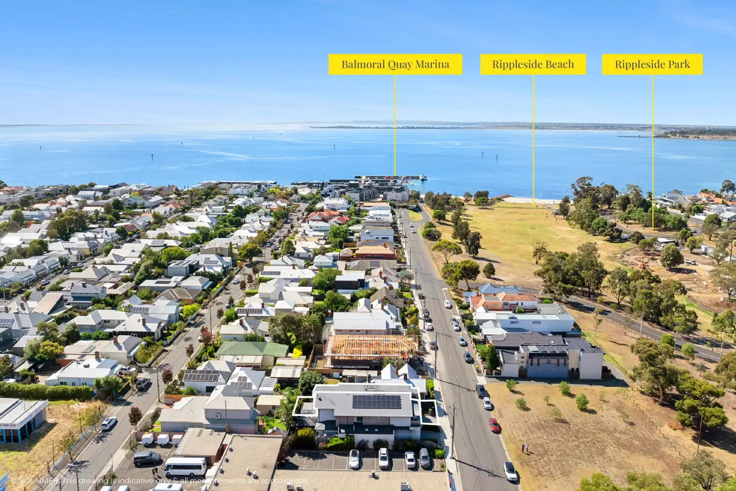 Main view of Homely townhouse listing, 2/1 Liverpool Street, Rippleside VIC 3215