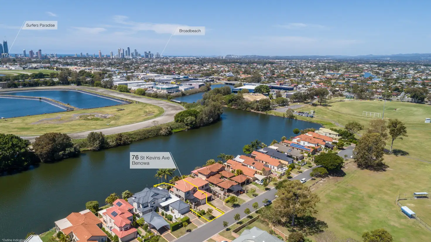 Main view of Homely semi-detached listing, 1/76 St Kevins Avenue, Benowa QLD 4217