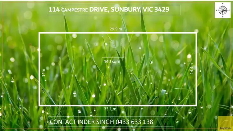 Main view of Homely land listing, 114 CAMPESTRE Drive, Sunbury VIC 3429