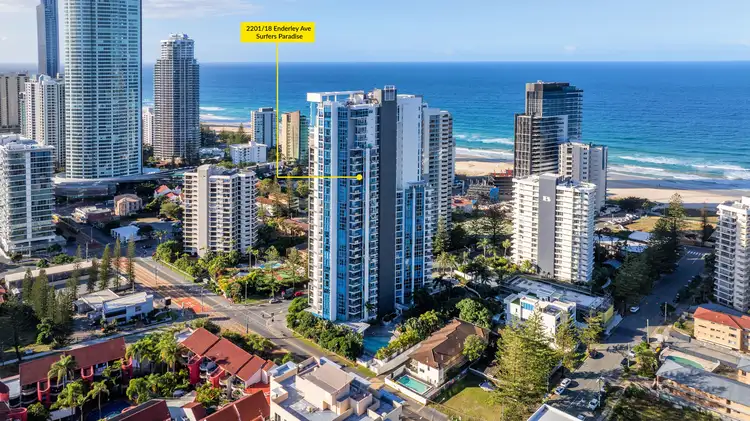 Sixth view of Homely apartment listing, 2201/18 Enderley Avenue, Surfers Paradise QLD 4217