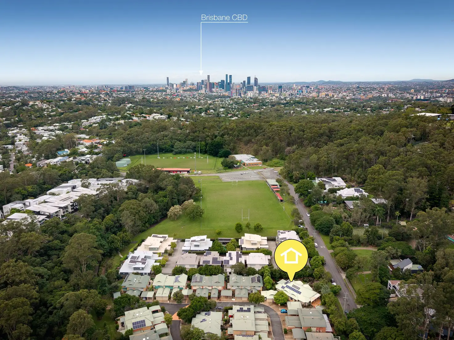Main view of Homely villa listing, 46/28 Carwoola Street, Bardon QLD 4065