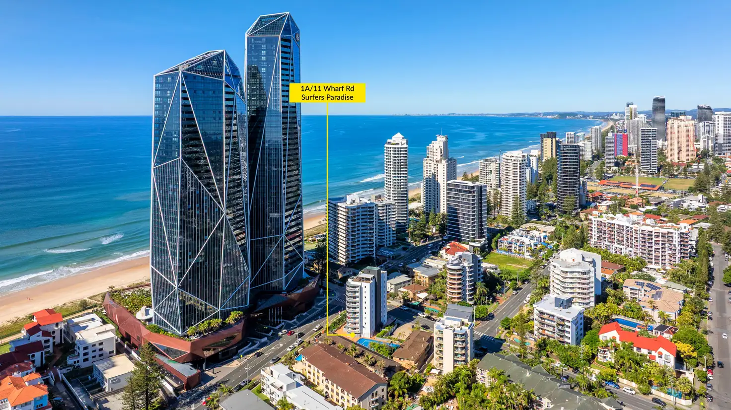 Main view of Homely apartment listing, 1A/11 Wharf Road, Surfers Paradise QLD 4217