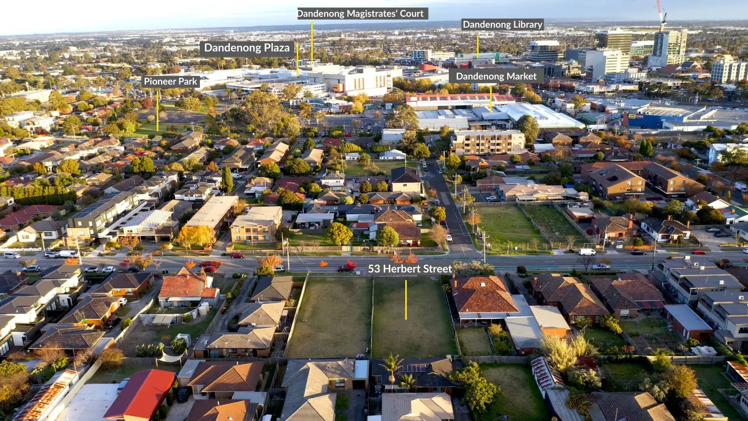 Main view of Homely land listing, 53 Herbert Street, Dandenong VIC 3175