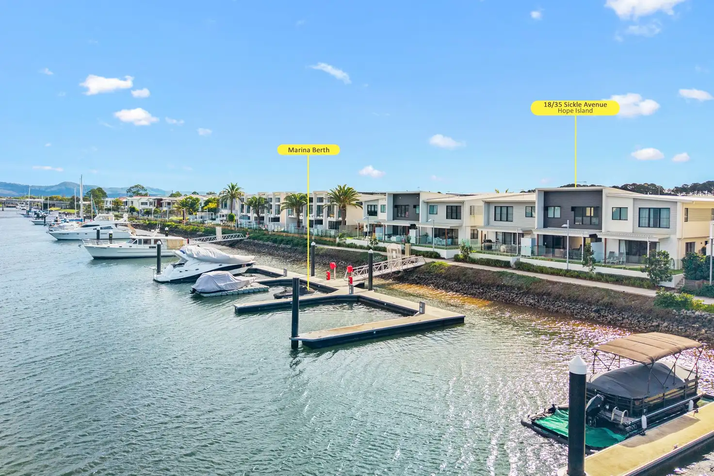 Main view of Homely townhouse listing, 18/35 Sickle Avenue, Hope Island QLD 4212