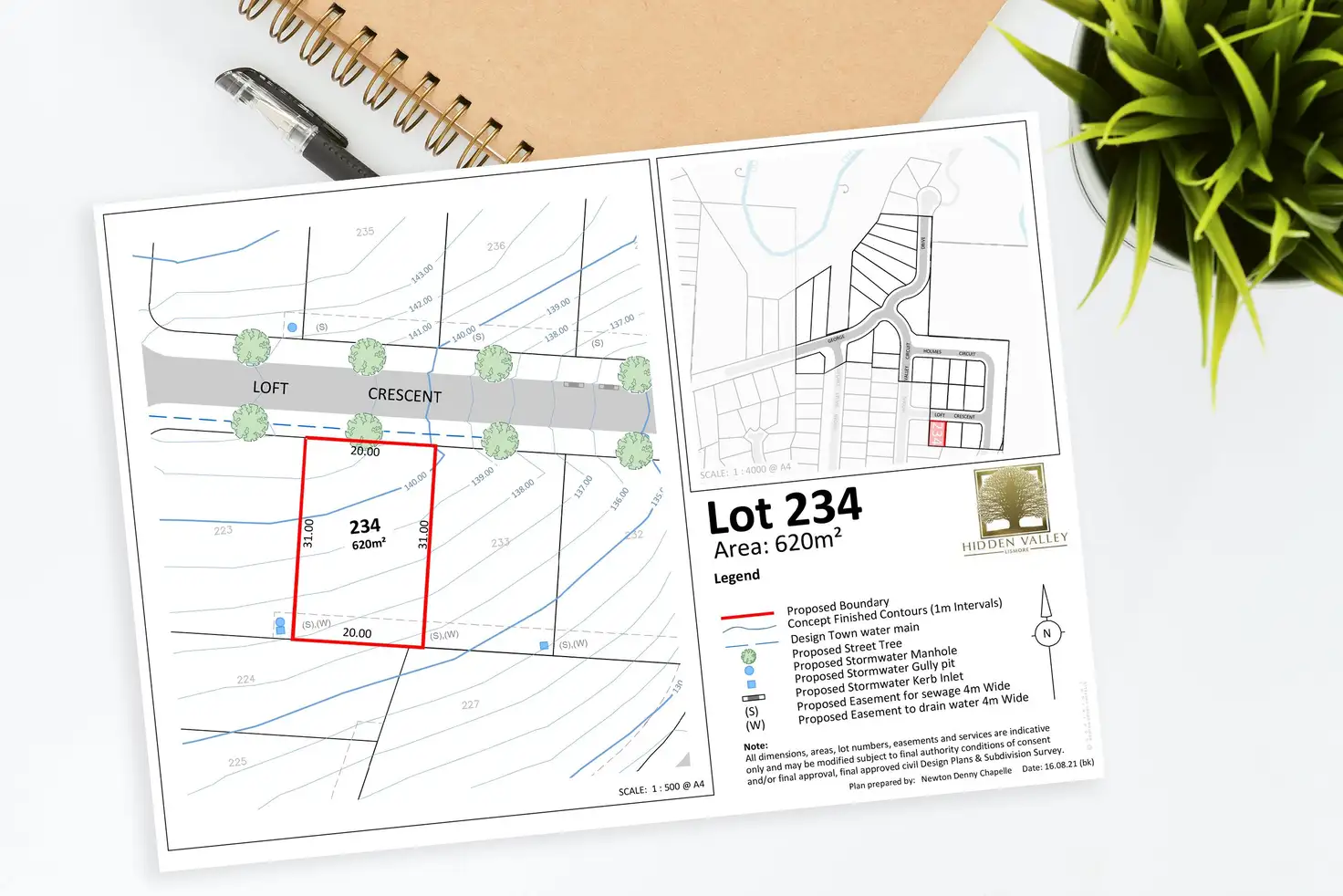 Main view of Homely land listing, LOT 234, 5 Loft Crescent, Chilcotts Grass NSW 2480