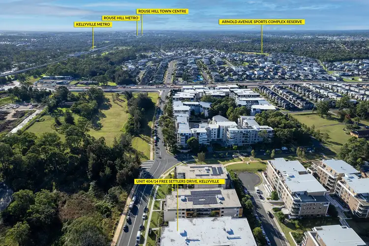 Second view of Homely apartment listing, 404/14 Free Settlers Drive, Kellyville NSW 2155