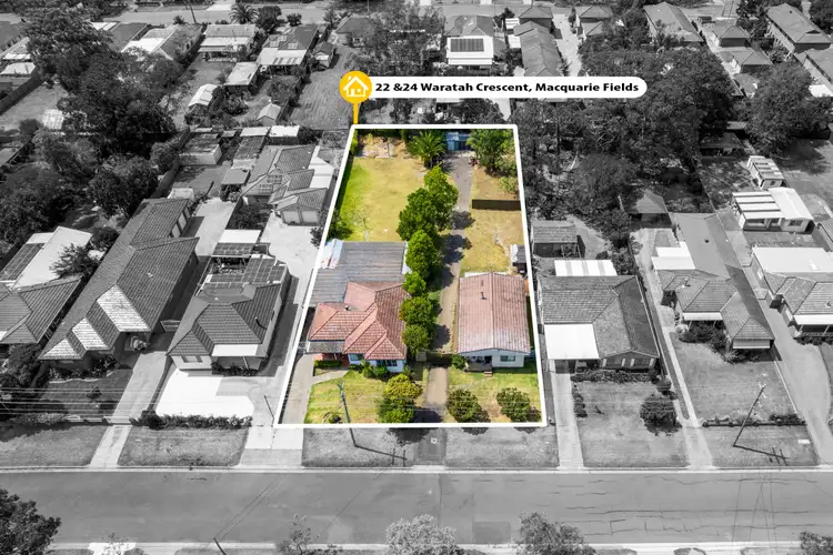 Main view of Homely house listing, 22 & 24 Waratah Crescent, Macquarie Fields NSW 2564