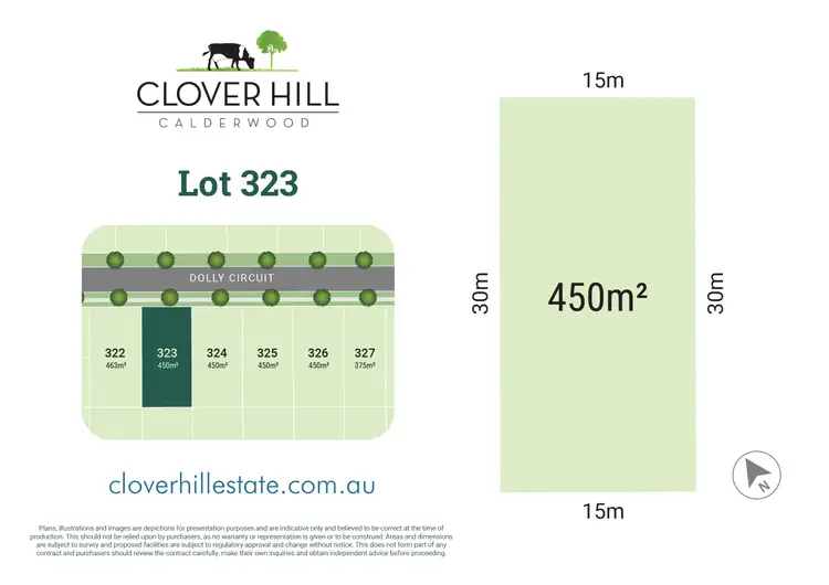Main view of Homely land listing, 42 Dolly Circuit, Calderwood NSW 2527