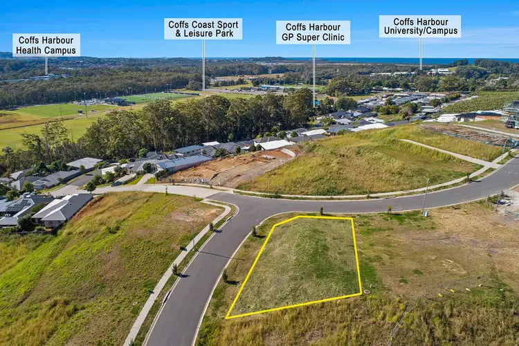 Main view of Homely land listing, 12 Song Trail, Coffs Harbour NSW 2450