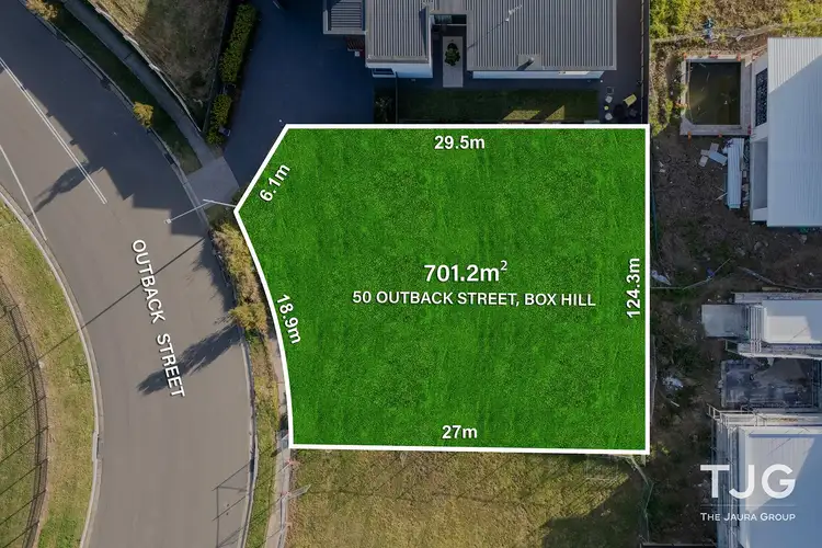 Main view of Homely land listing, 50 Outback Street, Box Hill NSW 2765