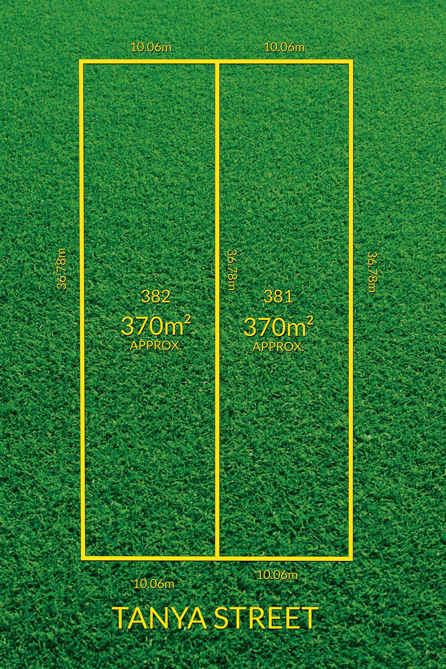 Main view of Homely land listing, LOT 382 & 381, 6 Tanya Street, Surrey Downs SA 5126