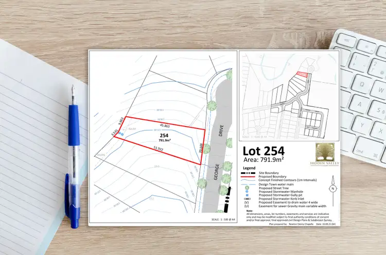 Main view of Homely land listing, LOT 254, 40 George Drive, Chilcotts Grass NSW 2480