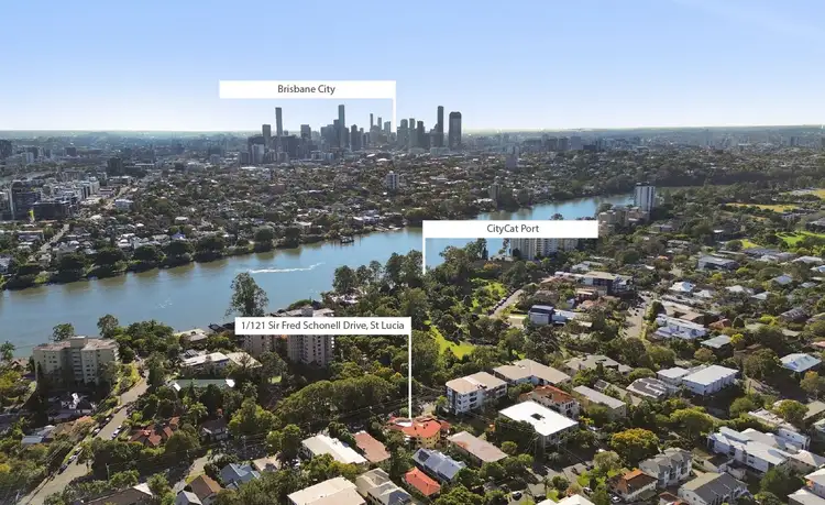 Second view of Homely townhouse listing, 1/121 Sir Fred Schonell Drive, St Lucia QLD 4067