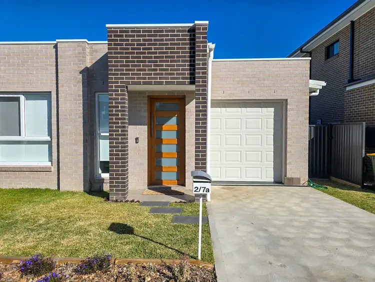 Main view of Homely semi-detached listing, 2/7a Fieldhouse Circuit, Campbelltown NSW 2560