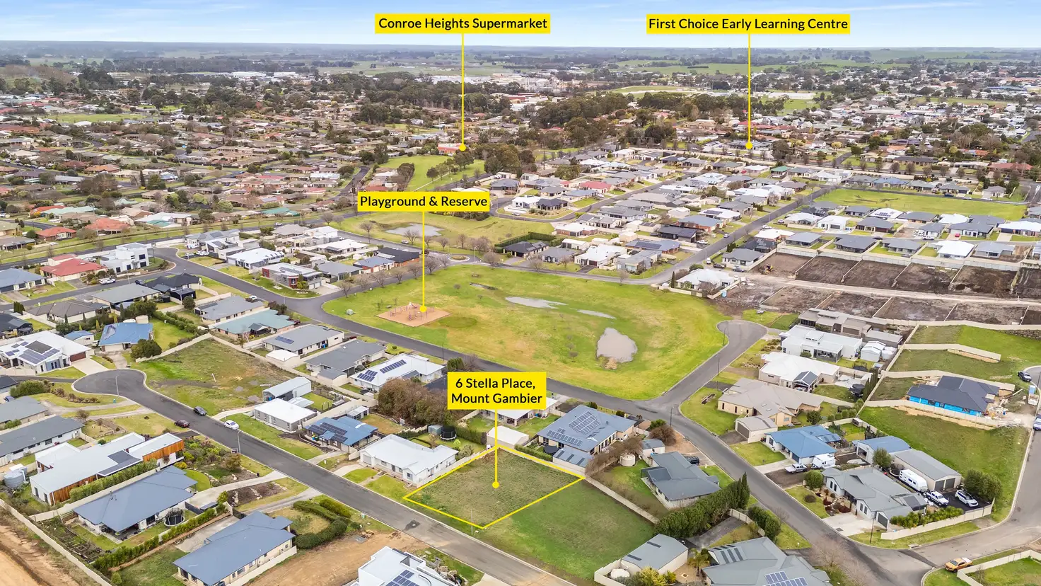 Main view of Homely land listing, 6 Stella Place, Mount Gambier SA 5290