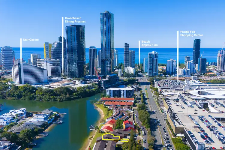 Fifth view of Homely townhouse listing, 6/25-27 Hooker Boulevard, Broadbeach Waters QLD 4218