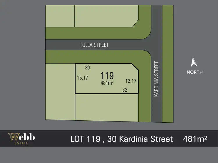 Main view of Homely land listing, LOT 119, 30 Kardinia Street, Bonshaw VIC 3352