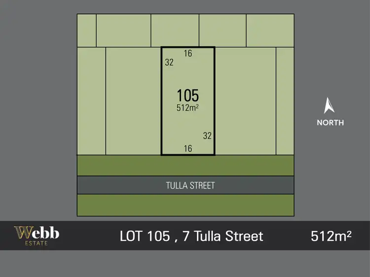 Main view of Homely land listing, LOT 105, 7 Tulla Street, Bonshaw VIC 3352