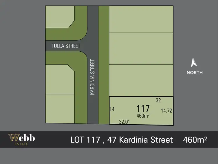 Main view of Homely land listing, LOT 117, 47 Kardinia Street, Bonshaw VIC 3352