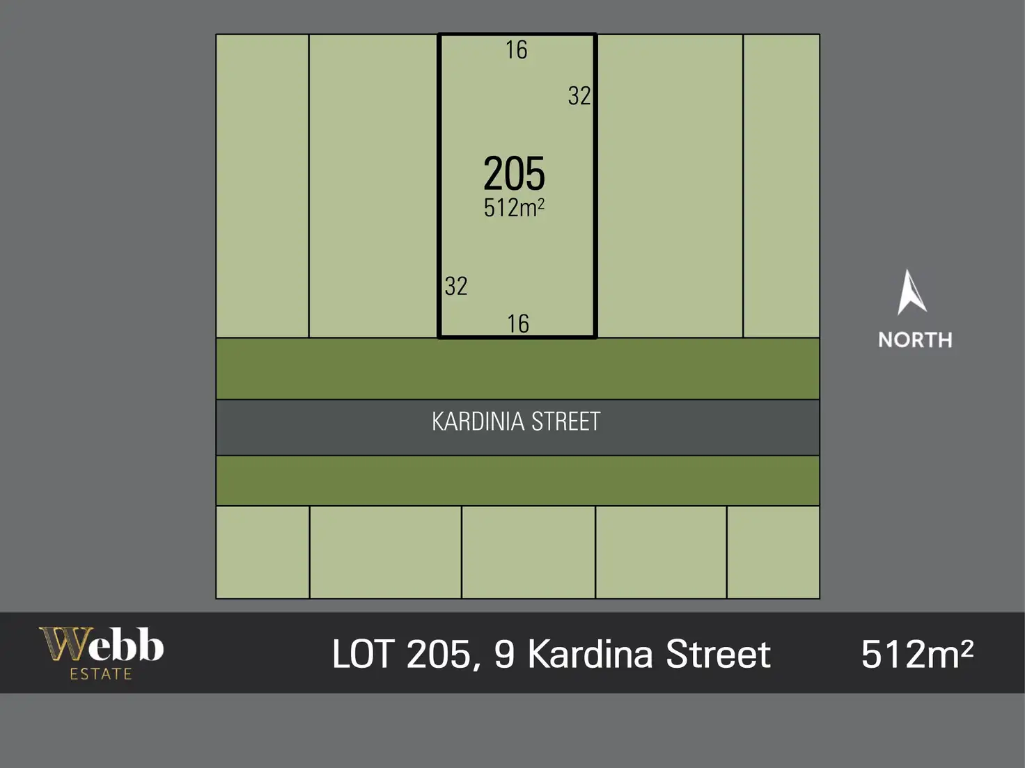 Main view of Homely land listing, LOT 205, 9 Kardinia Street, Bonshaw VIC 3352