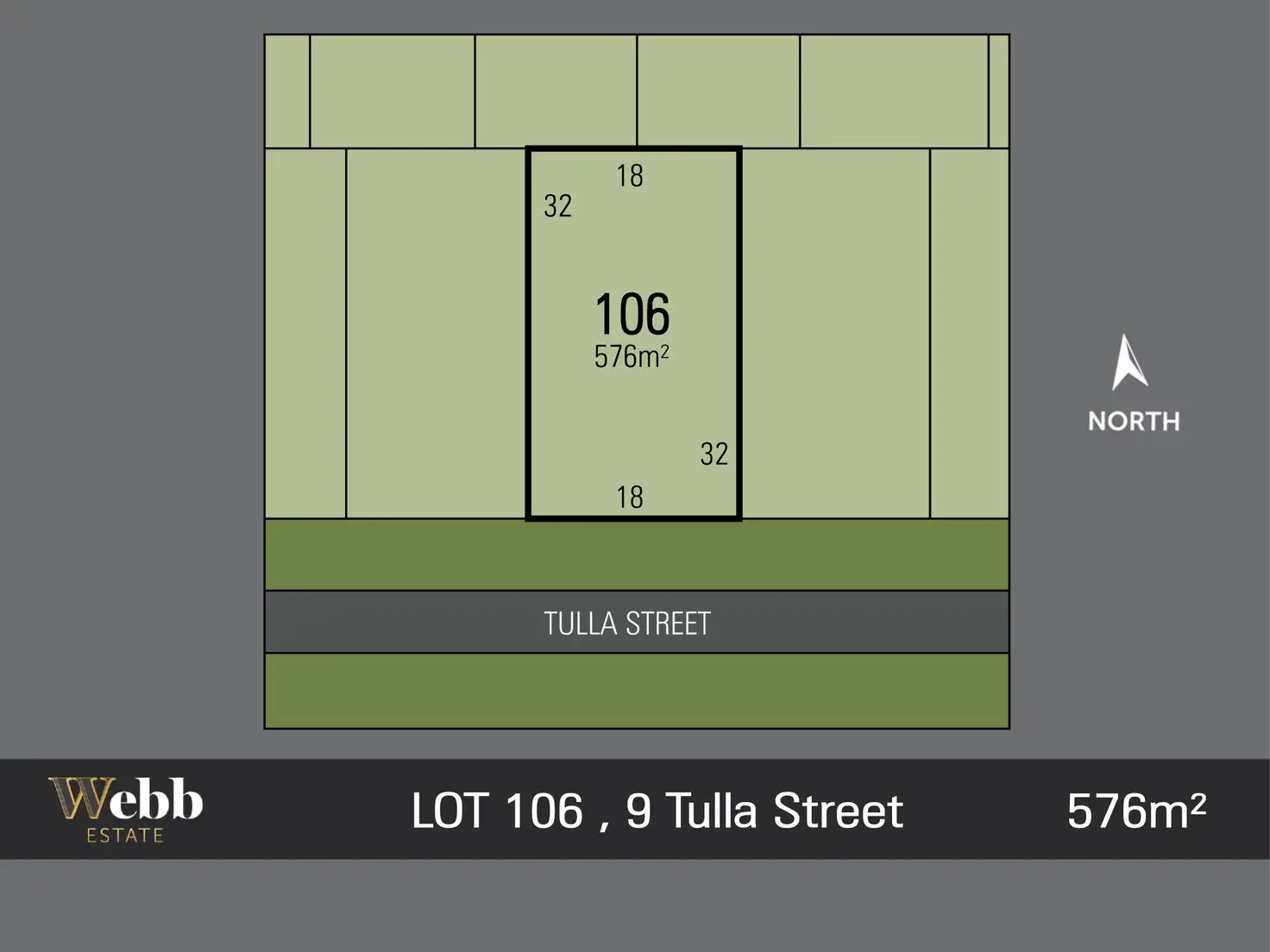 Main view of Homely land listing, LOT 106, 9 Tulla Street, Bonshaw VIC 3352