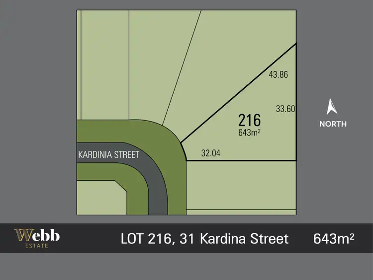 Main view of Homely land listing, LOT 216, 31 Kardinia Street, Bonshaw VIC 3352
